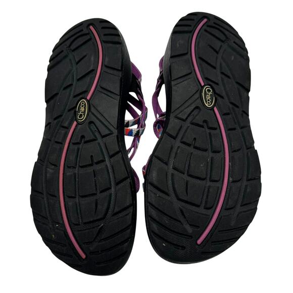 CHACO Womens 9 ZX/2 Classic Purple Sandals Gorpcore Crunchy Granola Outdoor Hike - Picture 6 of 8